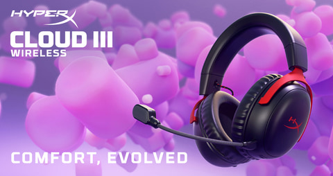 HyperX、「Cloud III」（ワイヤレス）ゲーミングヘッドセットの予約