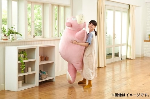 全長150cm「ぬいぐるみ 等身大ヤドン」、本日9月8日10時より受注開始