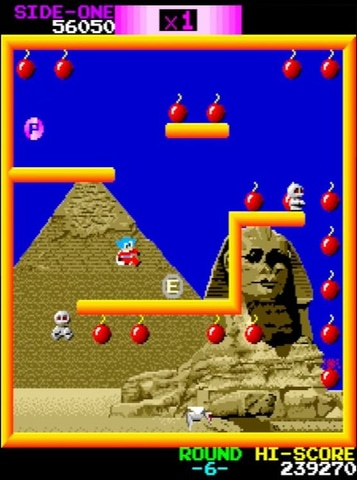 アーケードゲーム「ボンジャック」40周年！ 空中を自由自在に飛び回