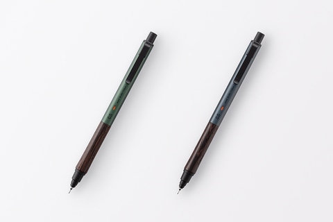 シャープペン「クルトガ」に天然木製グリップ、メタル軸モデルが登場
