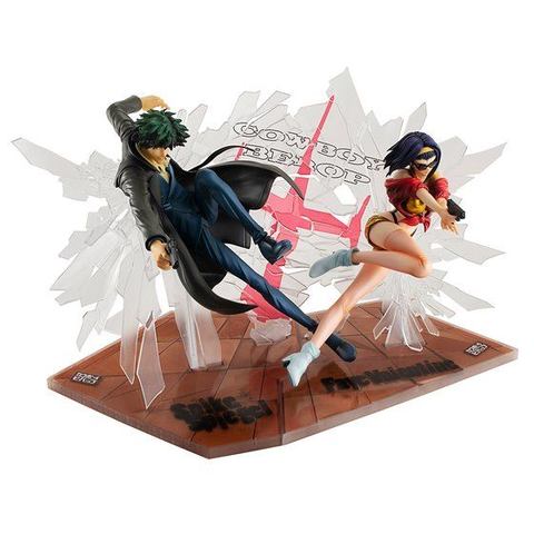 カウボーイビバップ」のスパイクとフェイが約1/8スケールで立体化
