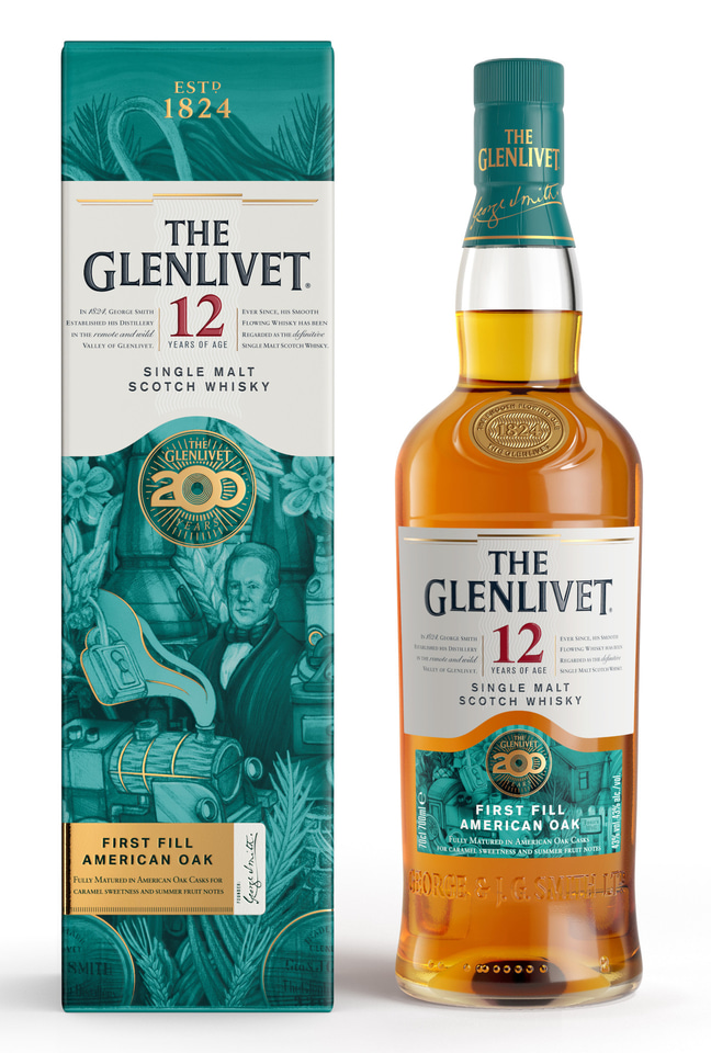 ザ・グレンリベット 12年 200周年記念 限定ボトル」1月22日発売