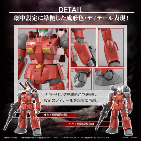 機動戦士ガンダム ククルス・ドアンの島」よりガンプラ「HG 1/144 ガン