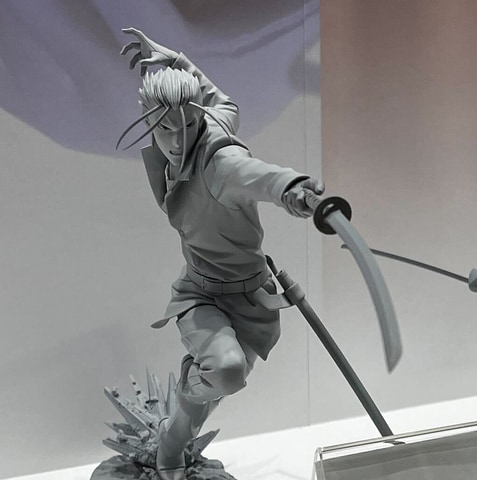 るろ剣」より剣心の宿敵・斎藤一がフィギュア「ARTFX J」に！ 原型展示