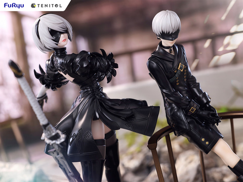 フリュー、アニメ「NieR:Automata Ver1.1a」より「2B」と「9S」を立体