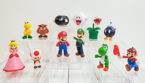 スーパーマリオ ミニフィギュア セット 三英、「マリオ」たちのミニ