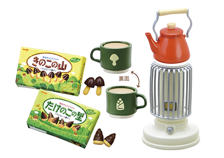 中身も本物そっくり！ きのこの山・たけのこの里など再現した