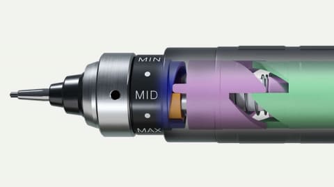 ノック不要シャープペン「クルトガ ダイブ」に新色オーロラパープル