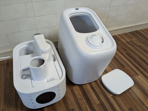 ティファール 加湿器 加熱超音波式ハイブリット「スチーム アンド