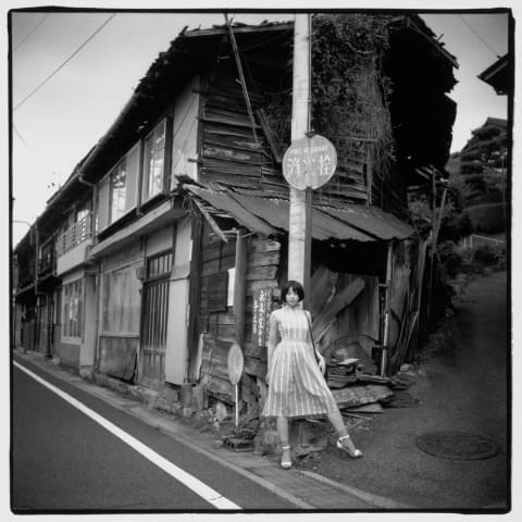 May J. × 藤里一郎 パネル モノクローム作品(530×355mm） May J