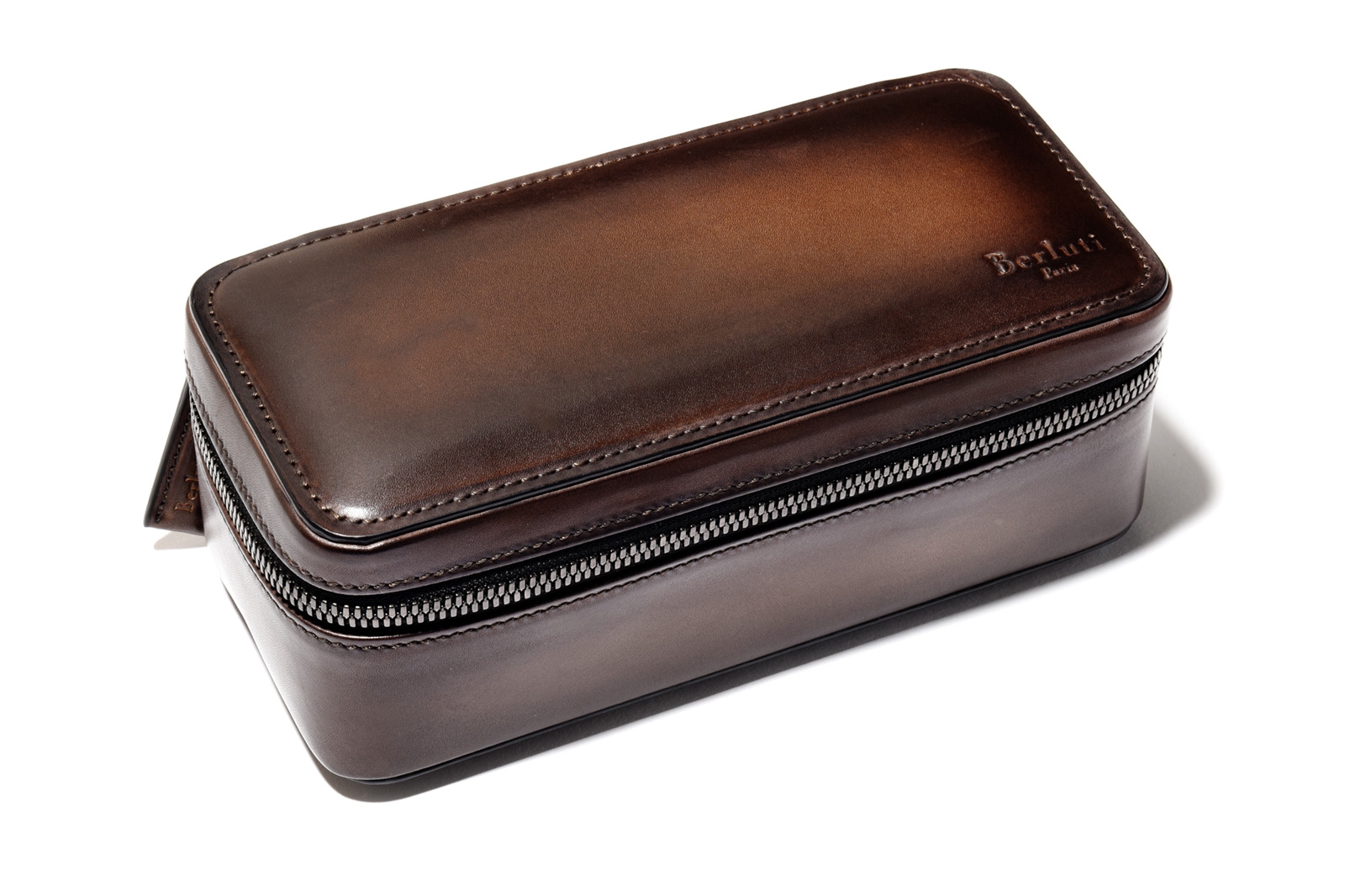 BERLUTI イタリア製 手書き風レザーペンケース 【公式通販】