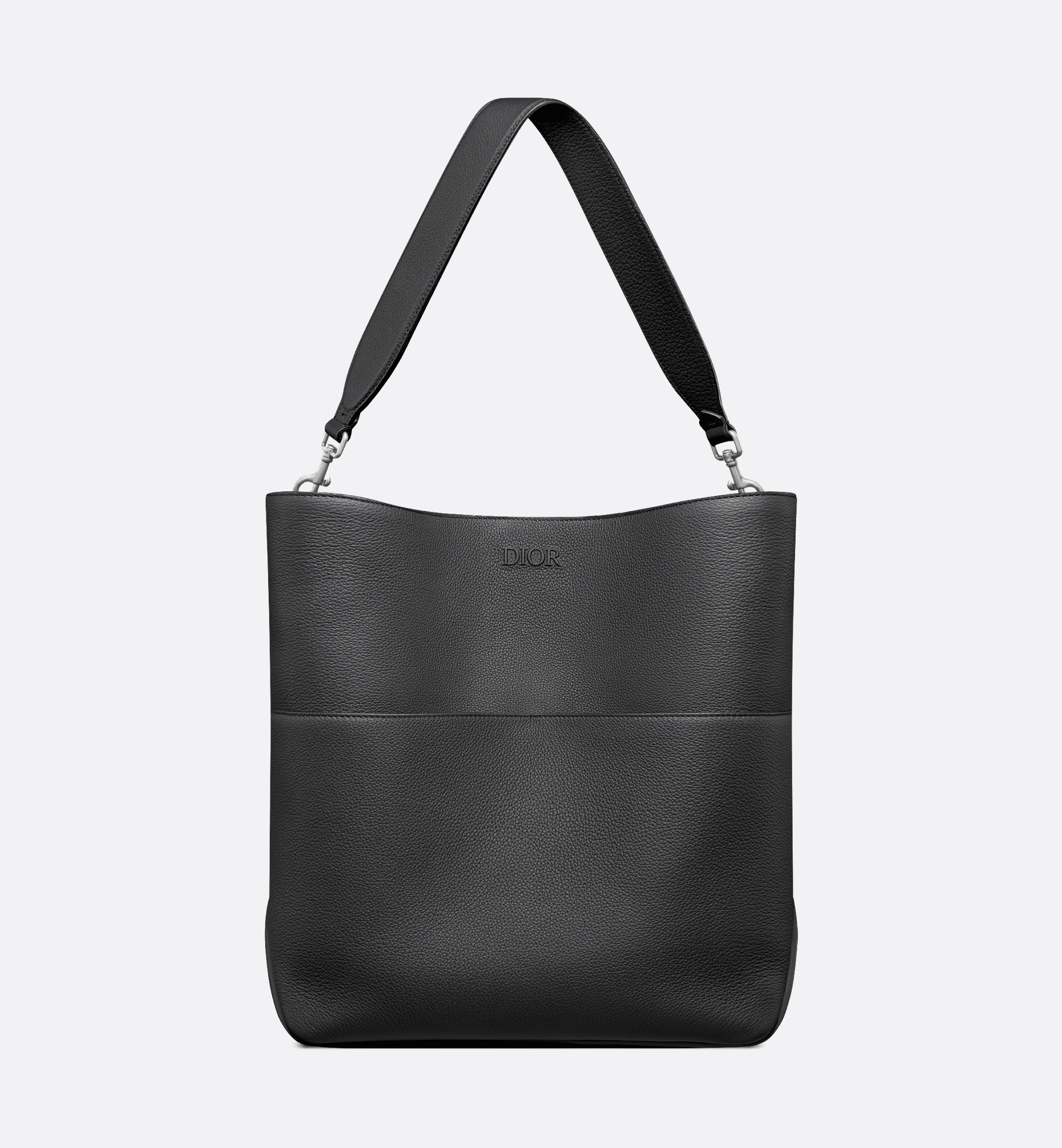 Dior Privé Vertical Hobo Bag Black Dior Icons Calfskin | DIOR