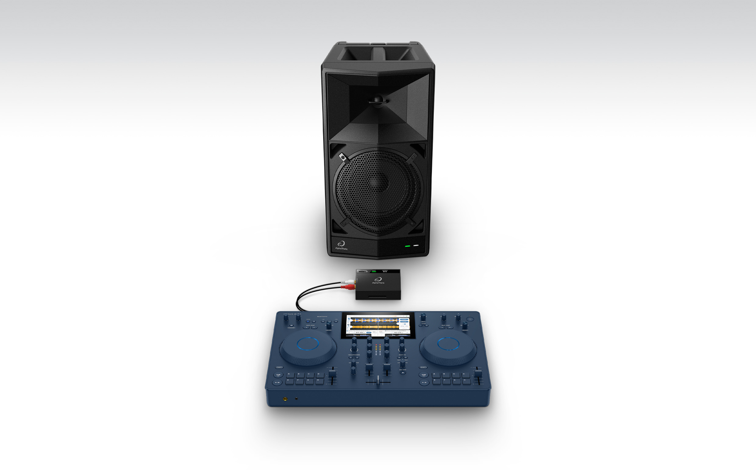 OMNIS-DUO - Portable all-in-one DJ system | AlphaTheta