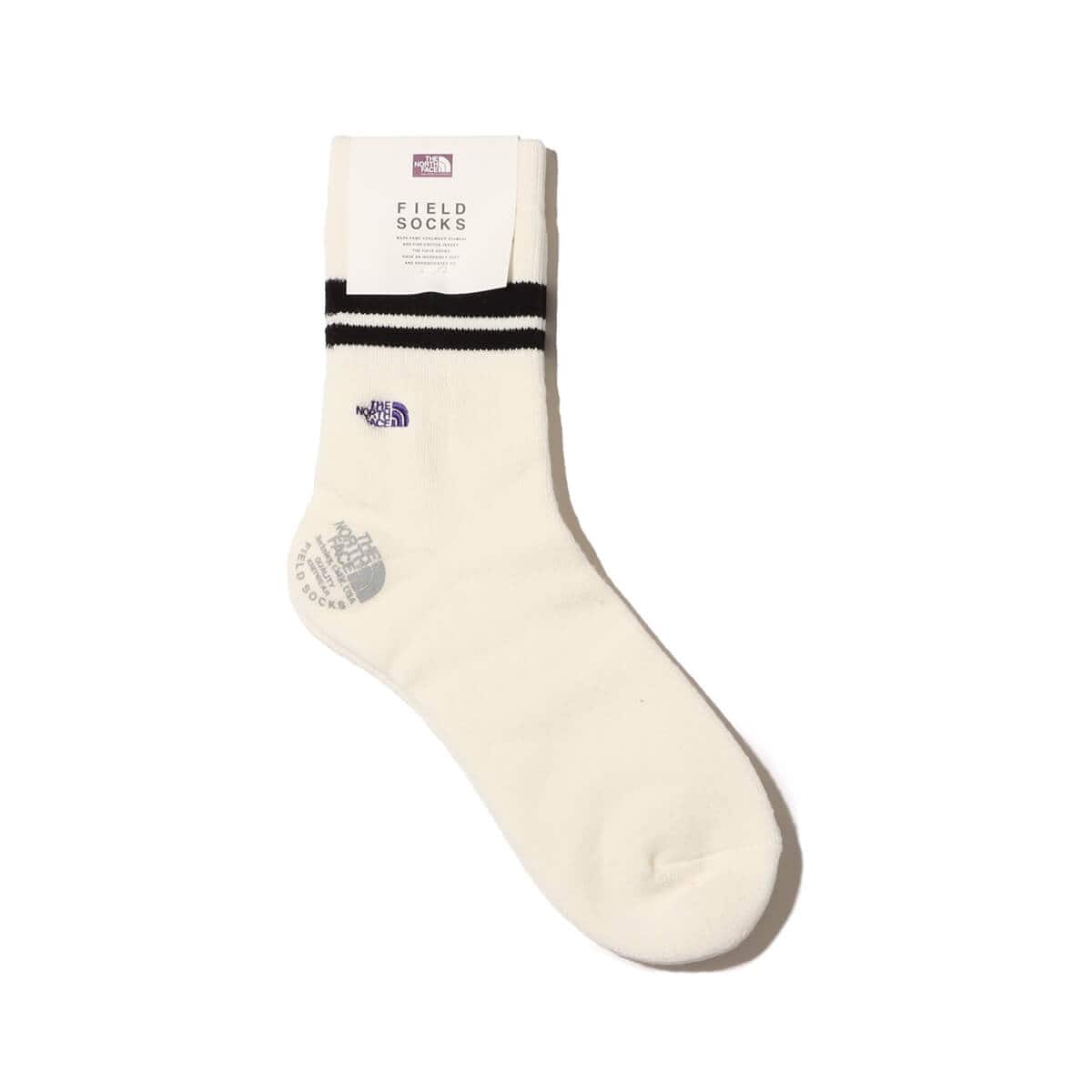 THE NORTH FACE PURPLE LABEL Field Line Socks Black 24SS-I（ザ