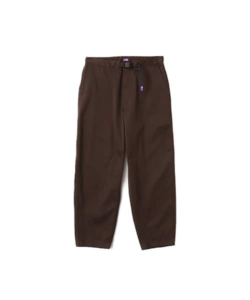 THE NORTH FACE PURPLE LABEL Chino Wide Tapered Field Pants Brown