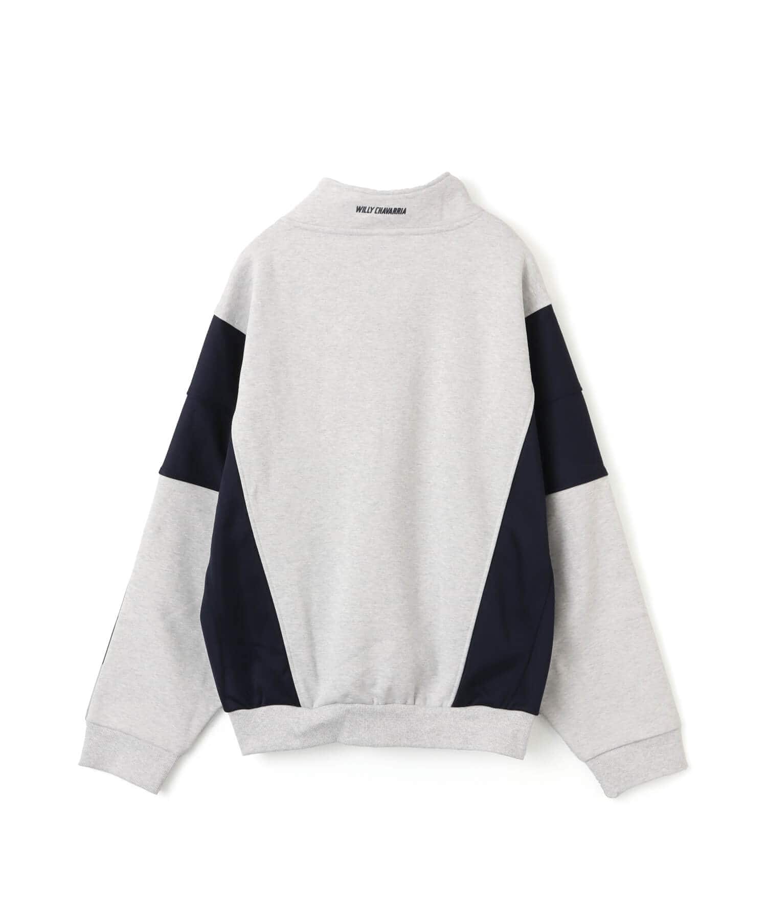 adidas CHAVARRIA WATSONVILLE MOCKNECK JUMPER ライトグレーヘザー