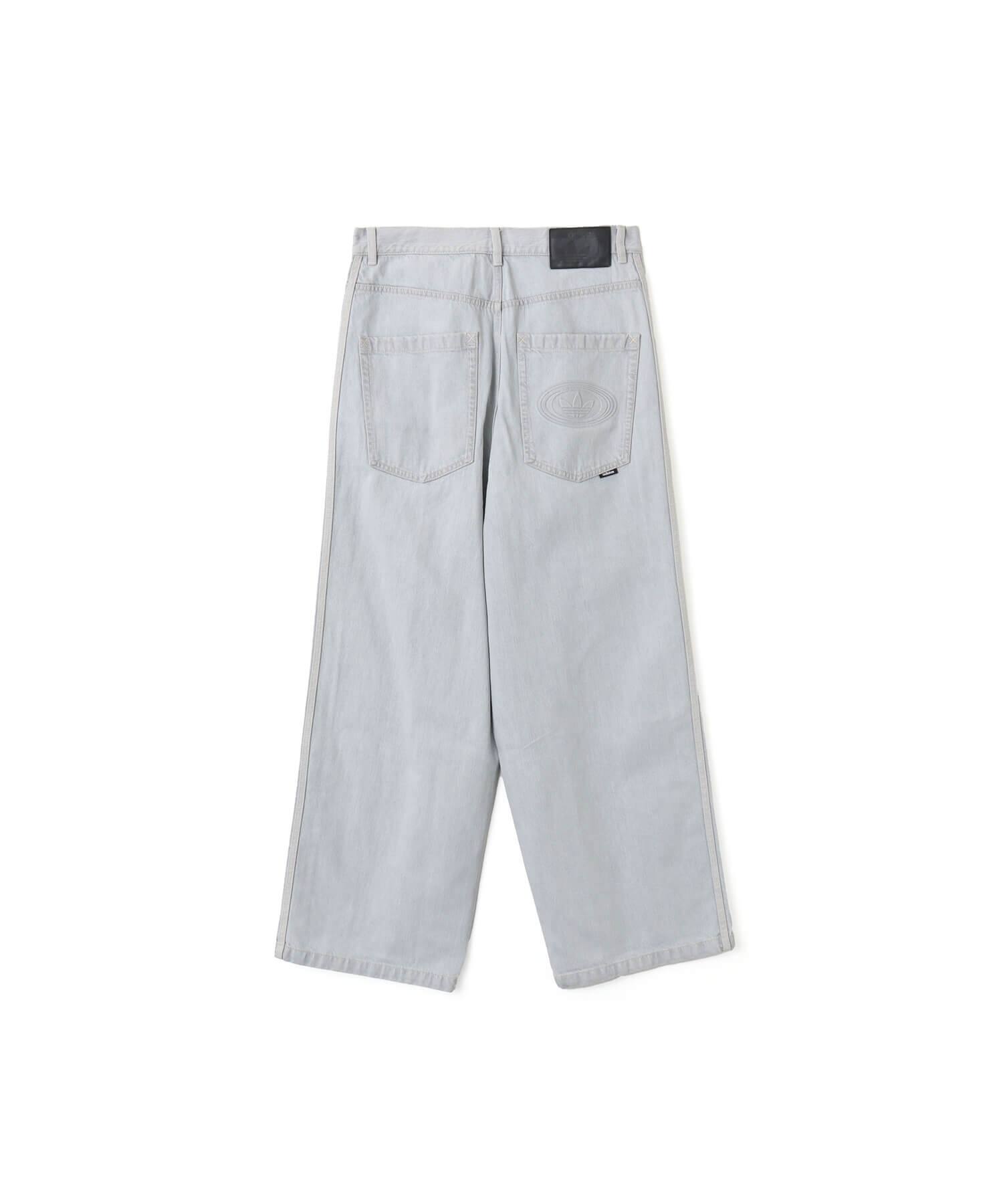 adidas 90S ALTERNATIVE SPORT WIDE LEG SKATER JEANS クリスタル