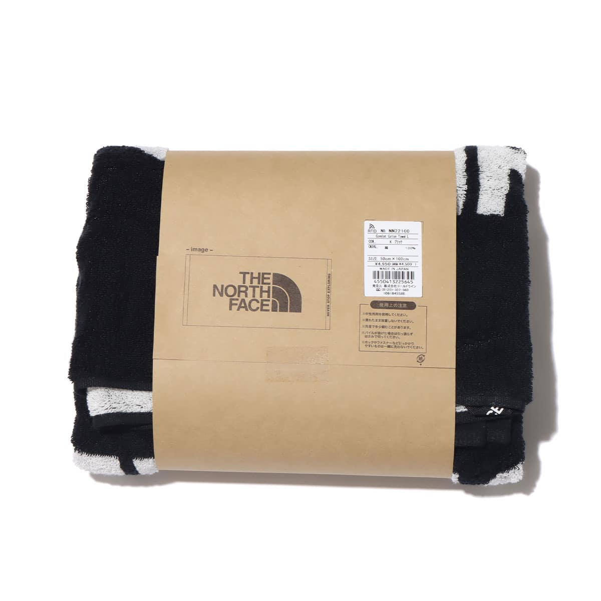 THE NORTH FACE COMFORT COTTON TOWEL L BLACK （ザ ノース フェイス