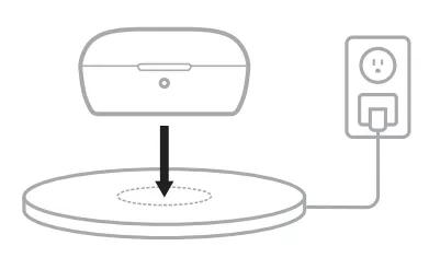 ヘッドホンの充電 - Bose QuietComfort Earbuds