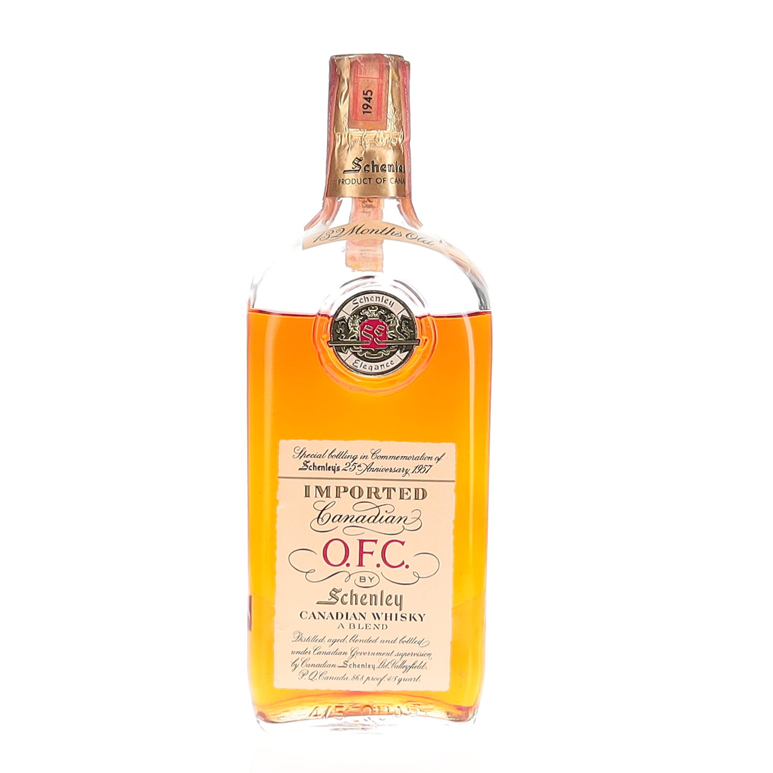 BAXUS - Schenley O.F.C 1945 25th Anniversary 1957 Bottling