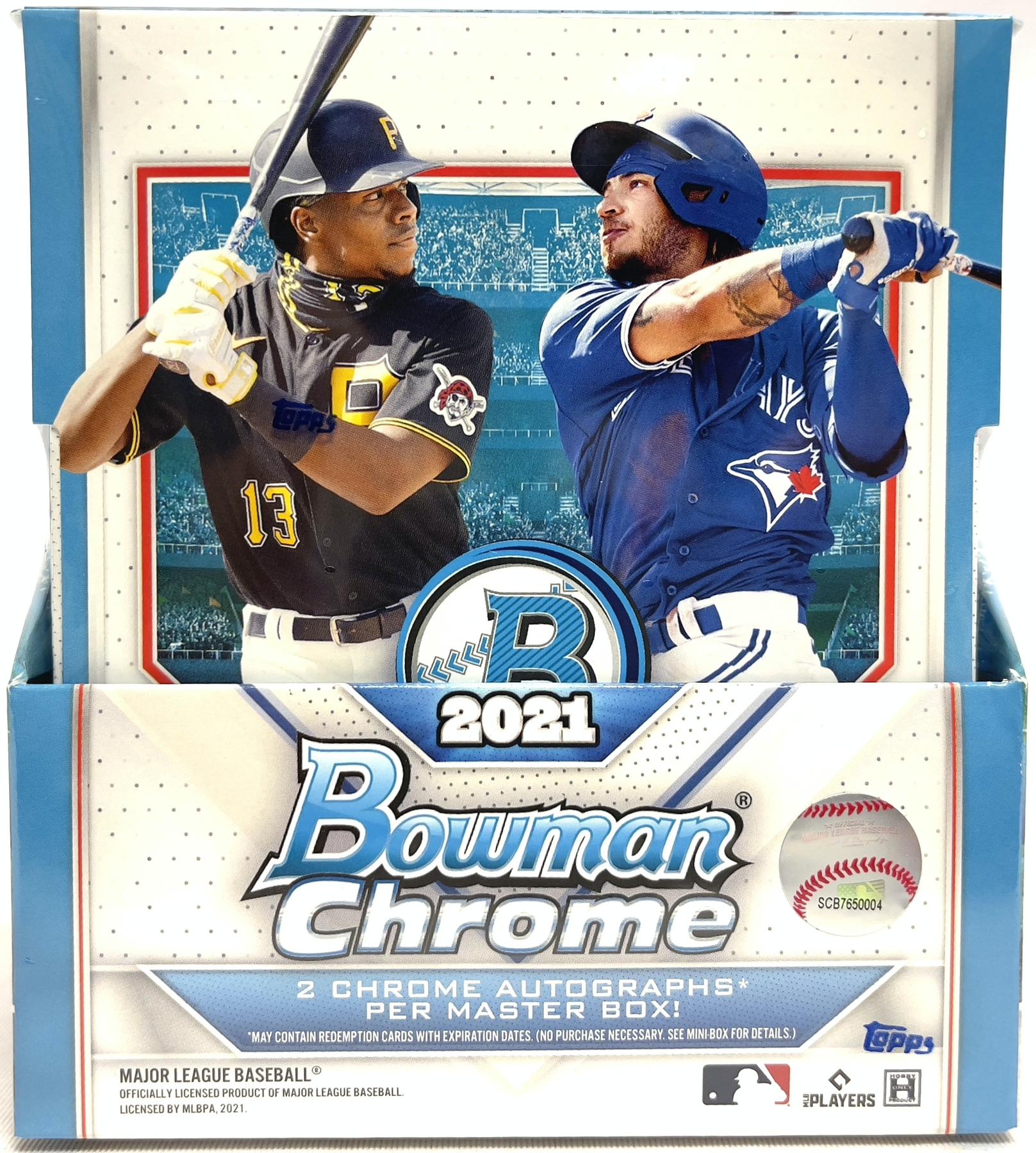 2021 Bowman Chrome Baseball Hobby Box | DA Card World