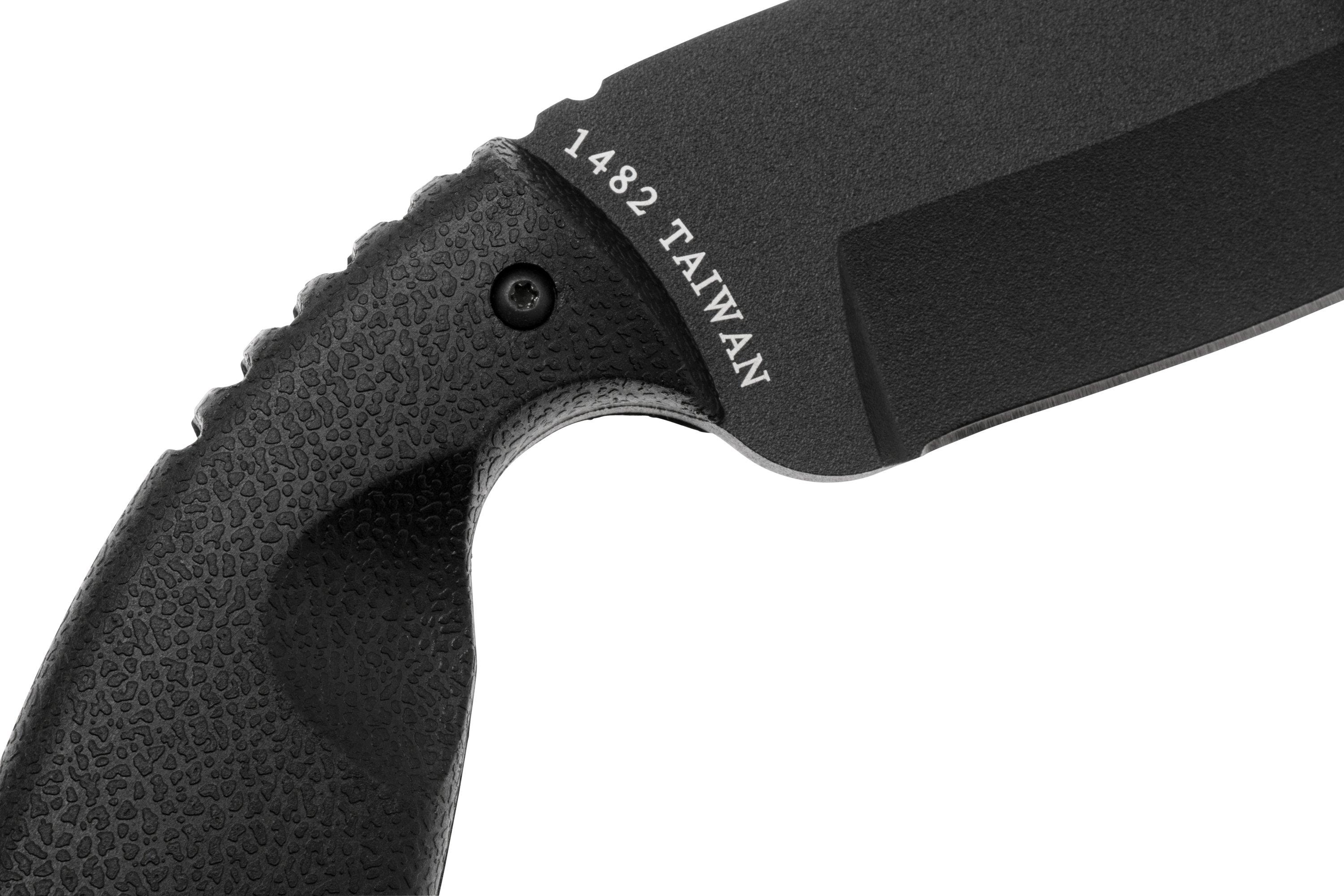 KA-BAR TDI Large 1482 Droppoint Black Straight, fixed knife