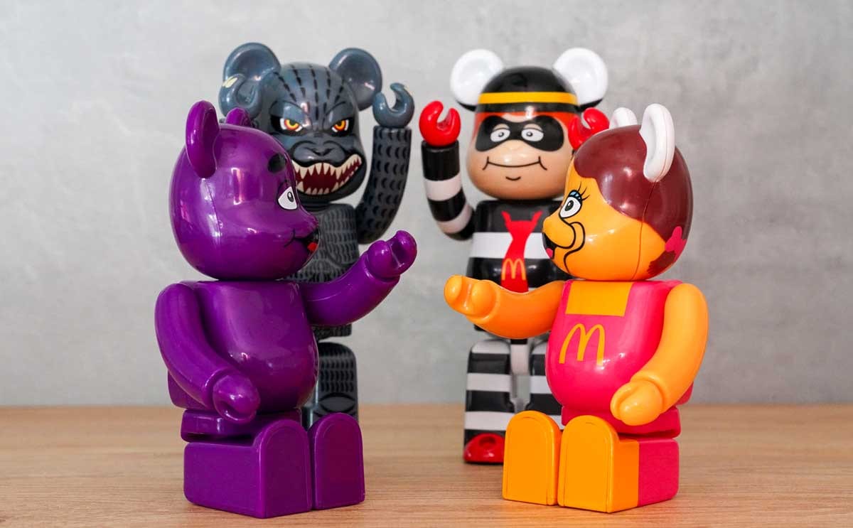 ベアブリック マクドナルド ゴジラとマクドナルドが初コラボ。第1弾は