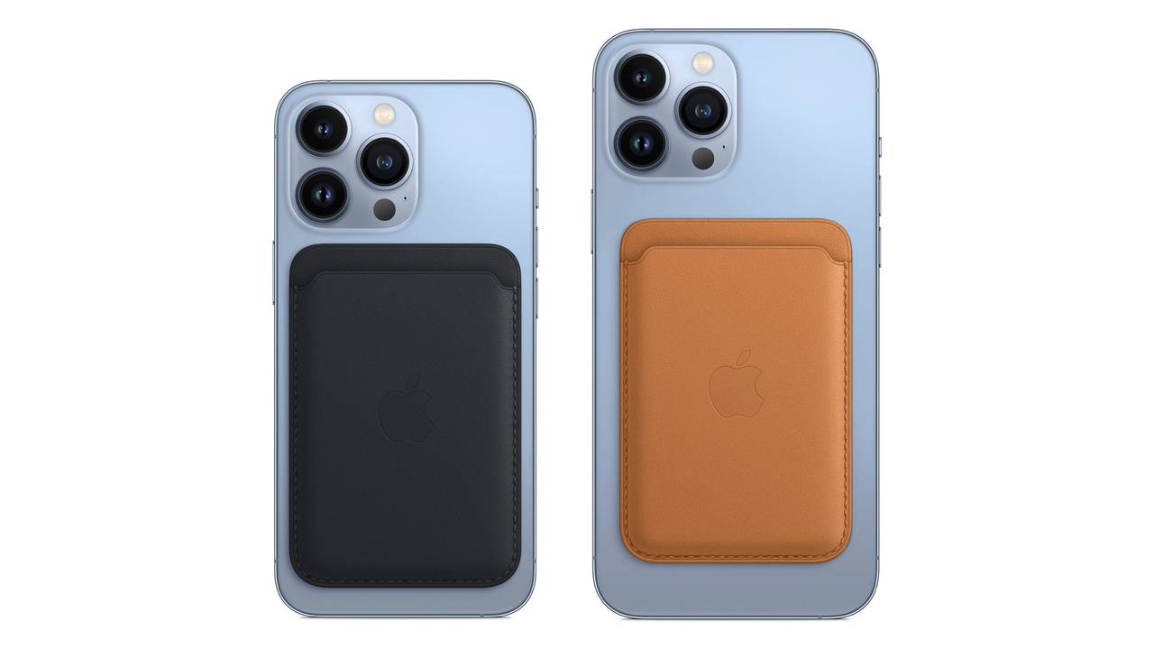 新品】純正 MagSafe対応 iPhoneレザーウォレット・サドルブラウン①