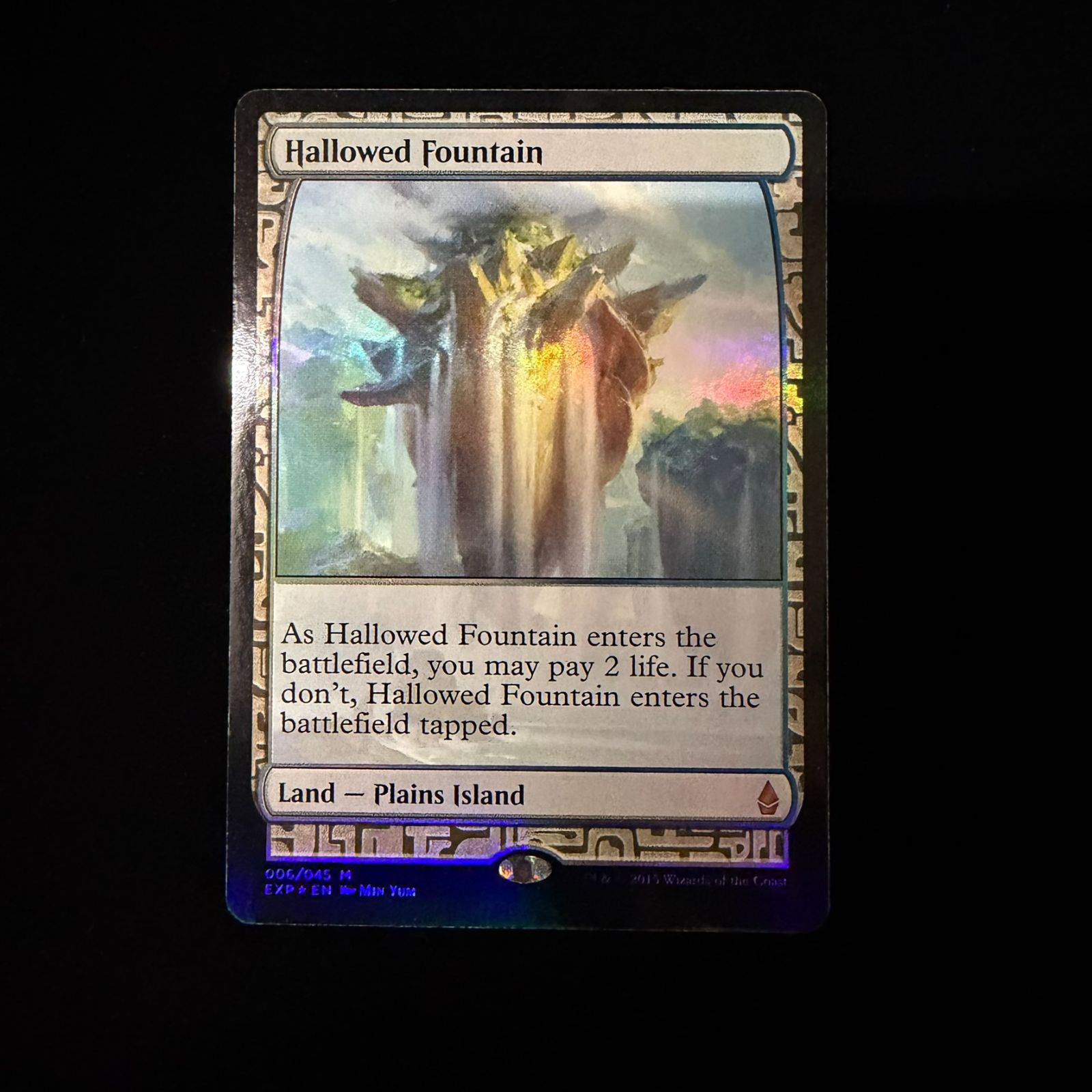 mtg 神聖なる泉 foil エクスペディション mtg 神聖なる泉 foil