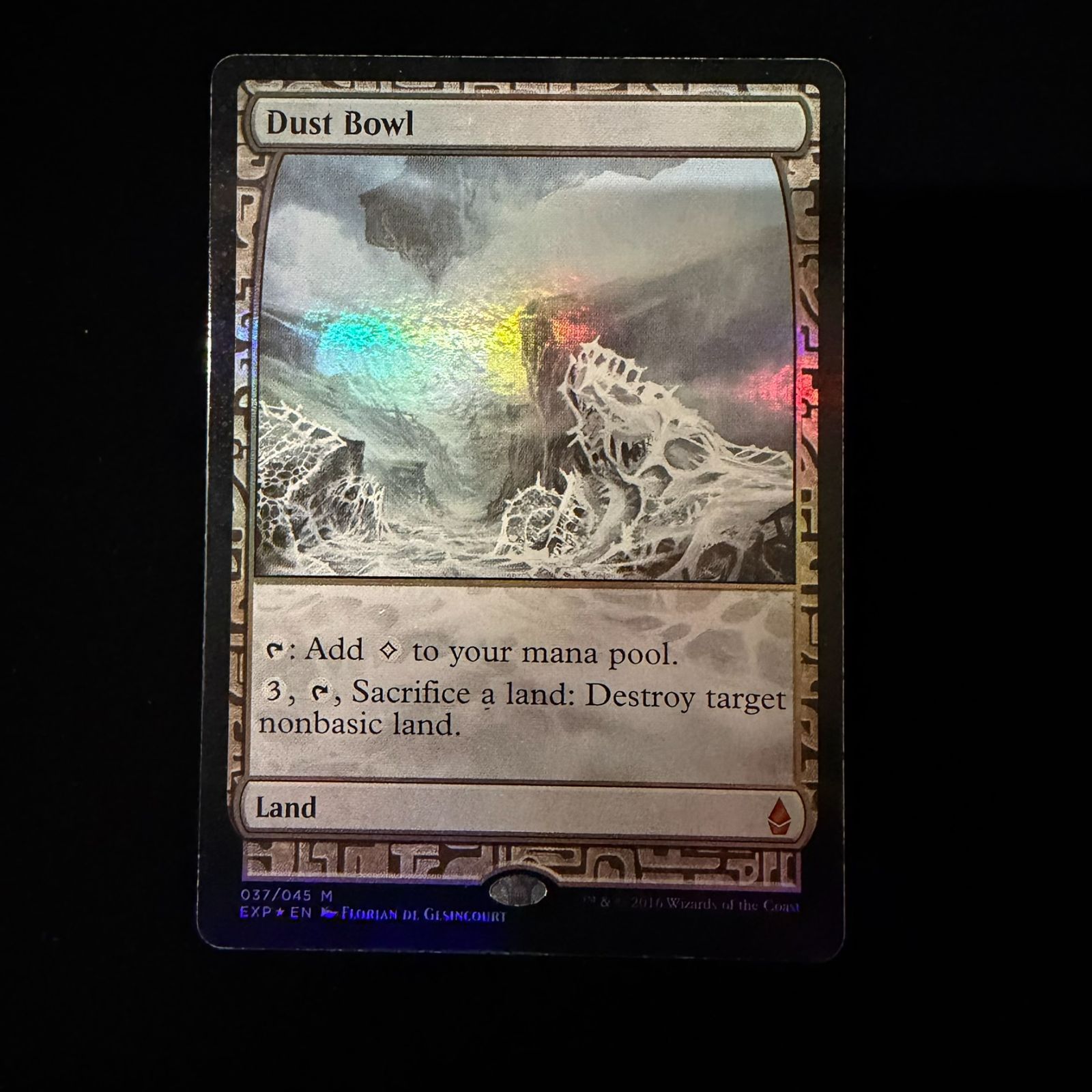 黄塵地帯 foil mtg Foil】《黄塵地帯/Dust Bowl》[EXP] 土地R | 日本