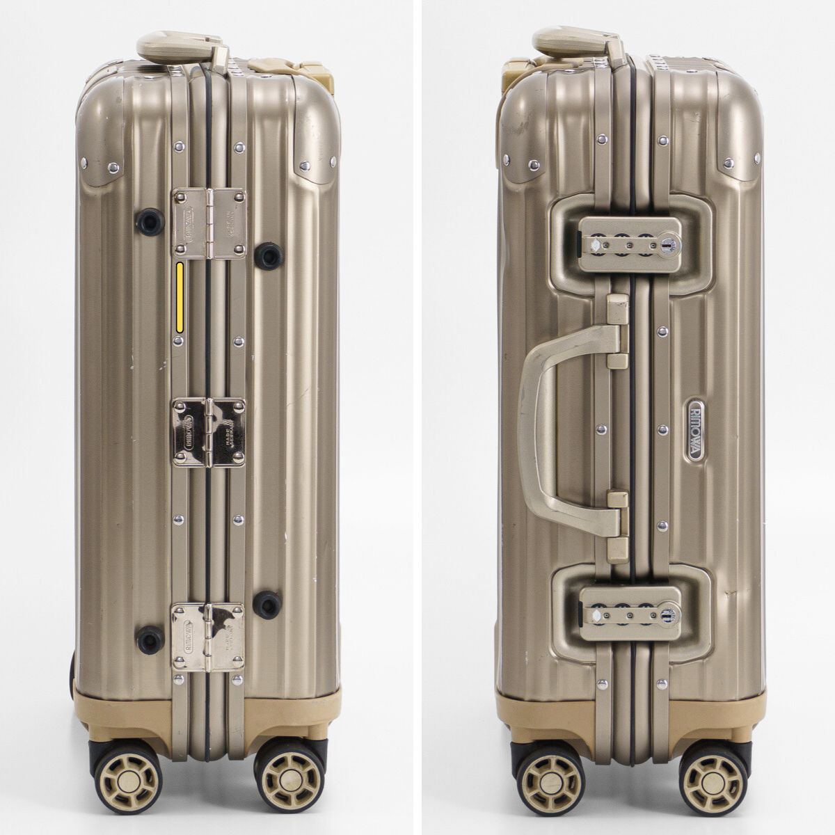 RIMOWA トパーズ チタニウム 34L 4輪 シャンパンゴールド リモワ