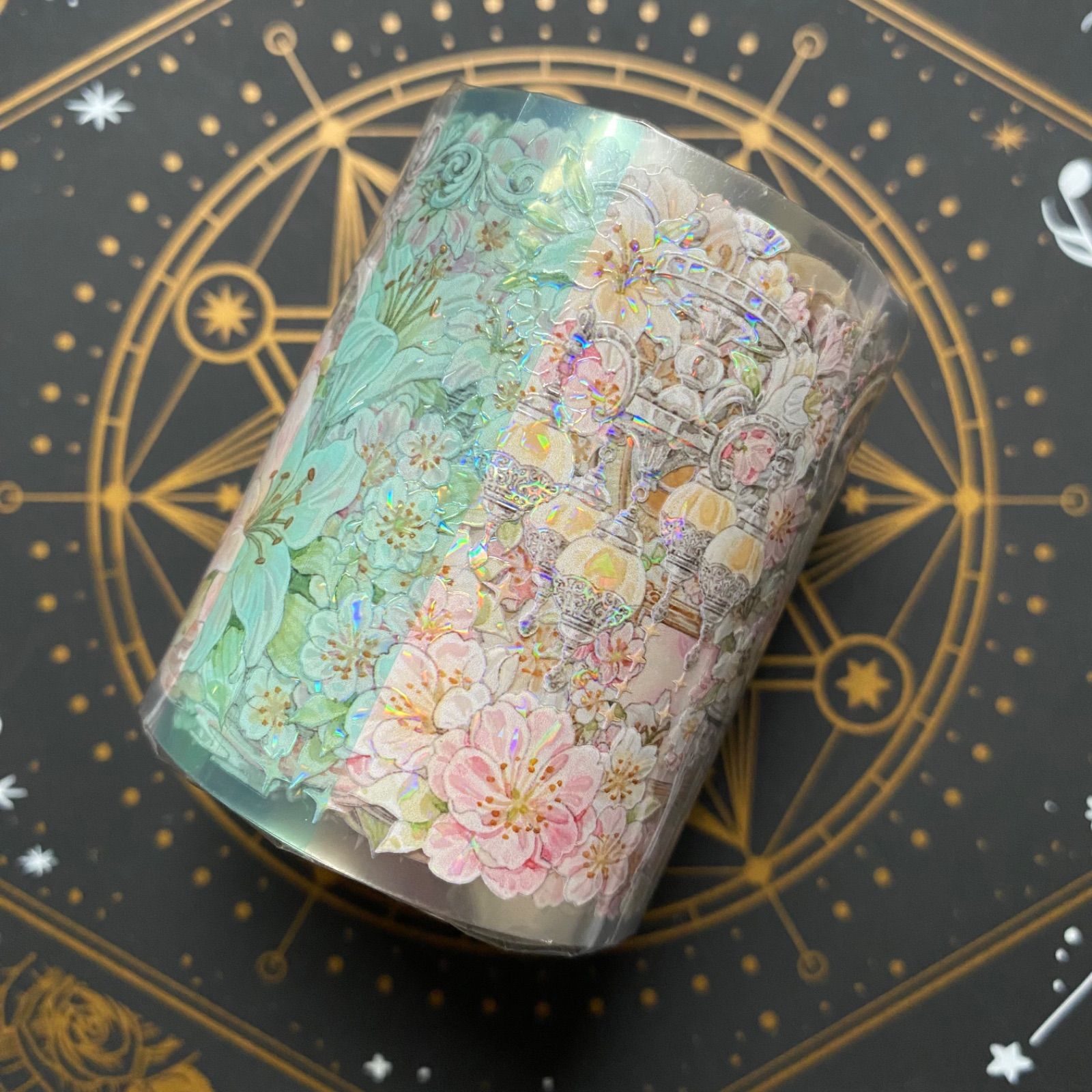 海外マステ 巻売り まとめて A＋B 9314】海外 中古巻 貝殻光マスキング