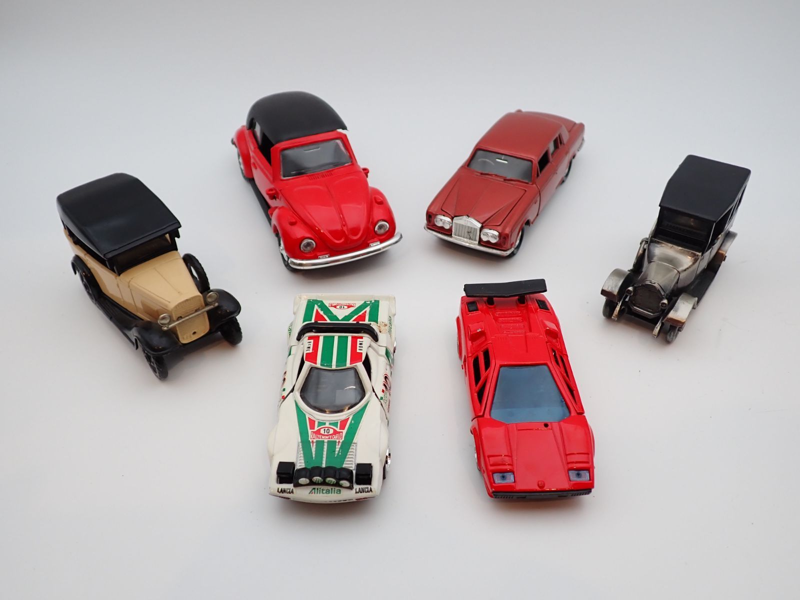 ヨネザワトイズ ミニカーセット 6台セット レア 注文 当時物 く576