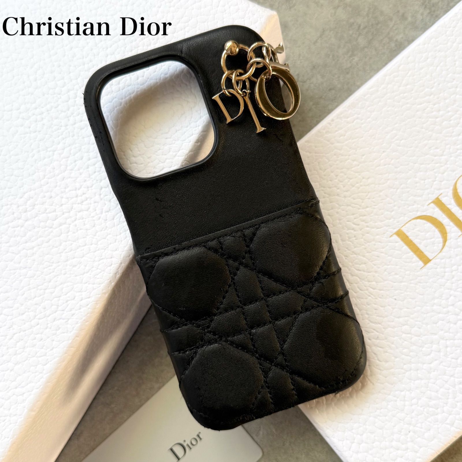 Christian Dior クリスチャンディオール Lady Dior iPhone14pro ケース