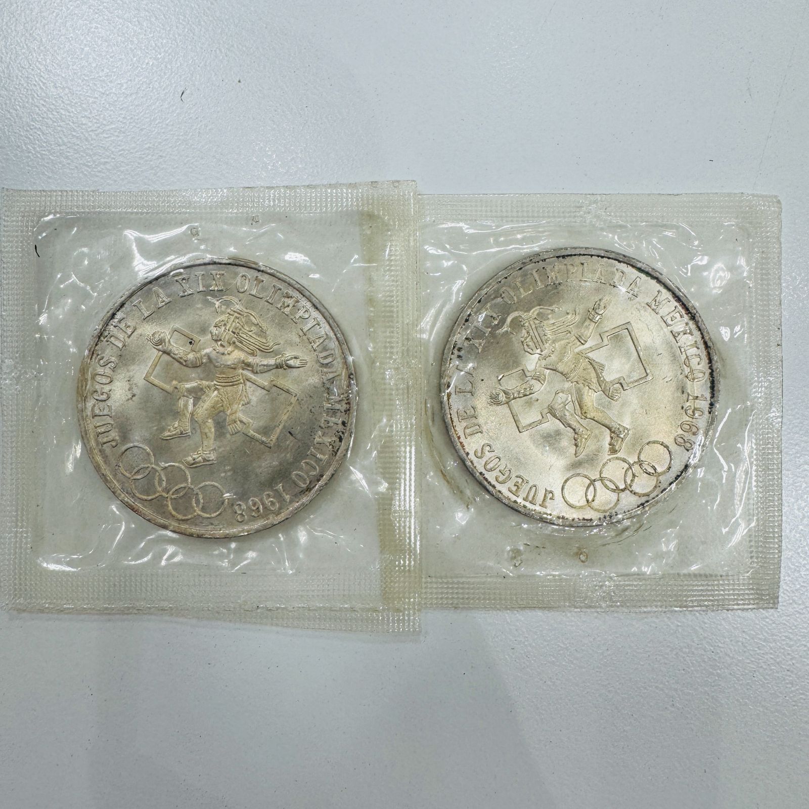 メキシコオリンピック25ペソ銀貨 タイプ2 1968年 メキシコ造幣局 S7-2F