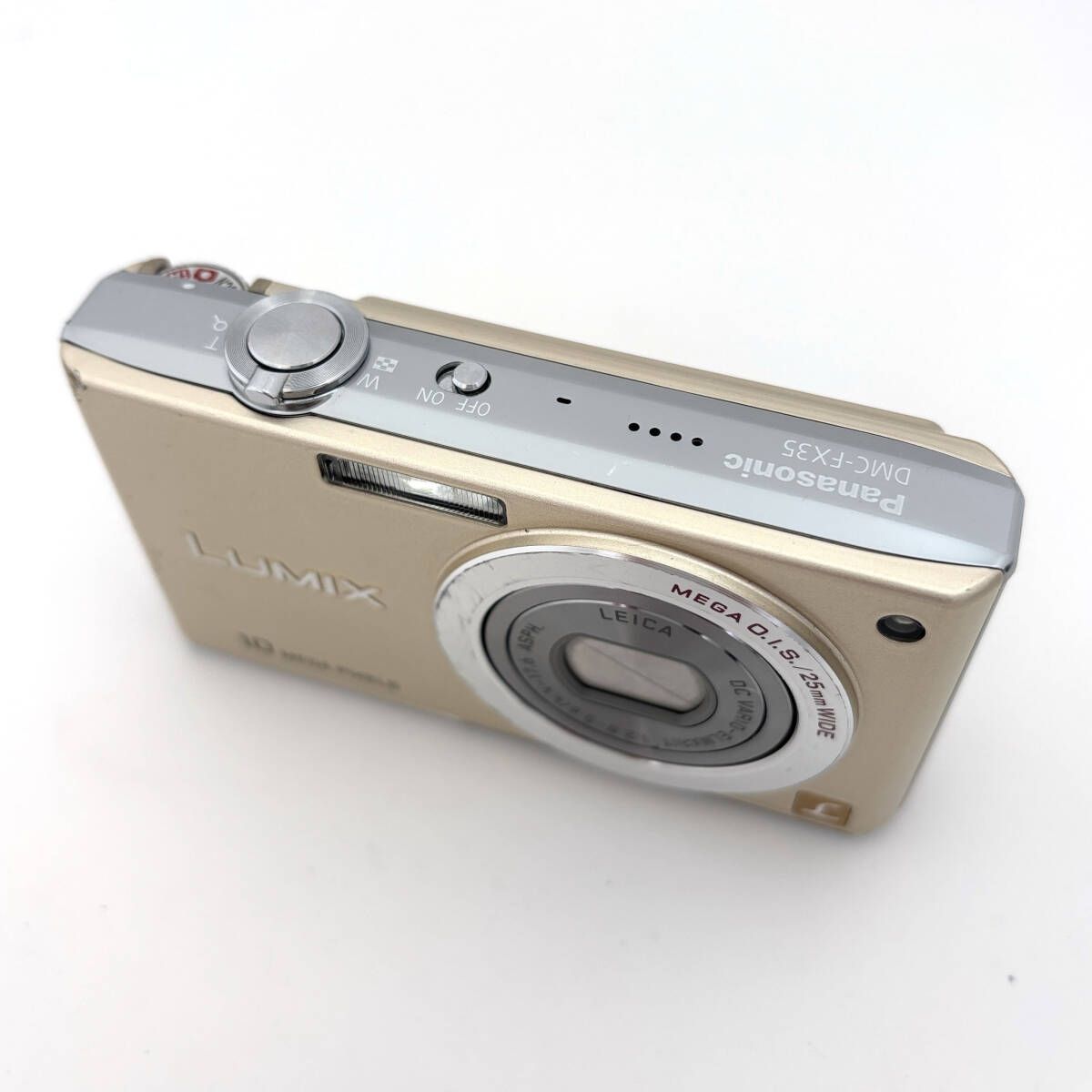 動作品 Panasonic DMC-FX35 ゴールド コンデジ Amazon.co.jp