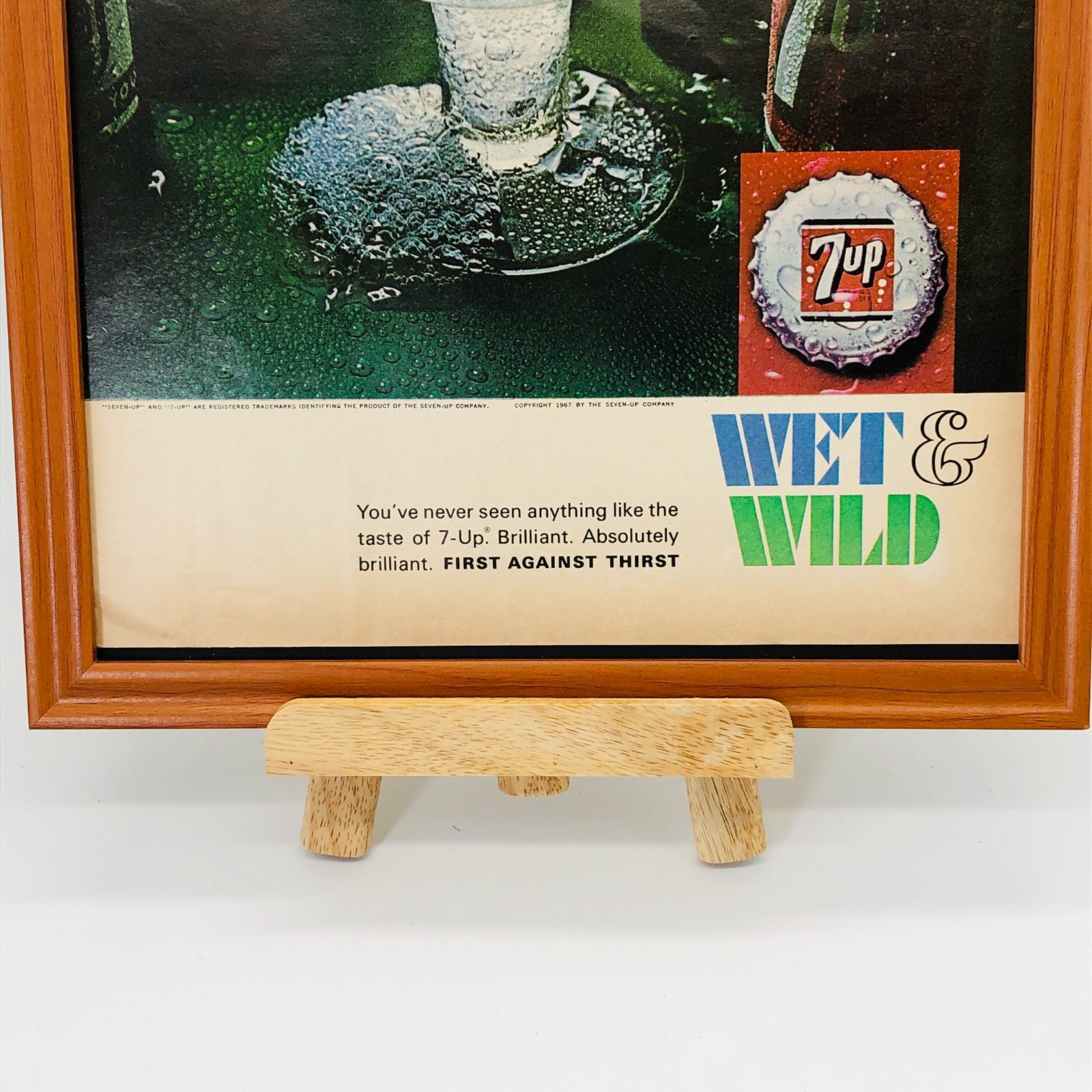 ビンテージ 広告 ポスター 『 セブンアップ (7UP) 』 1960's ※当時物