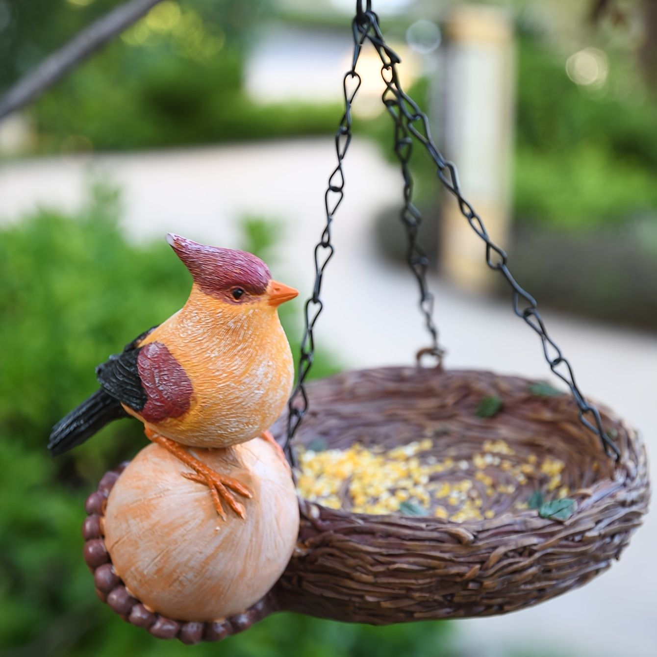 バードバス バードフィーダー 野鳥 エサ台 水飲み台 水浴び 鳥 庭