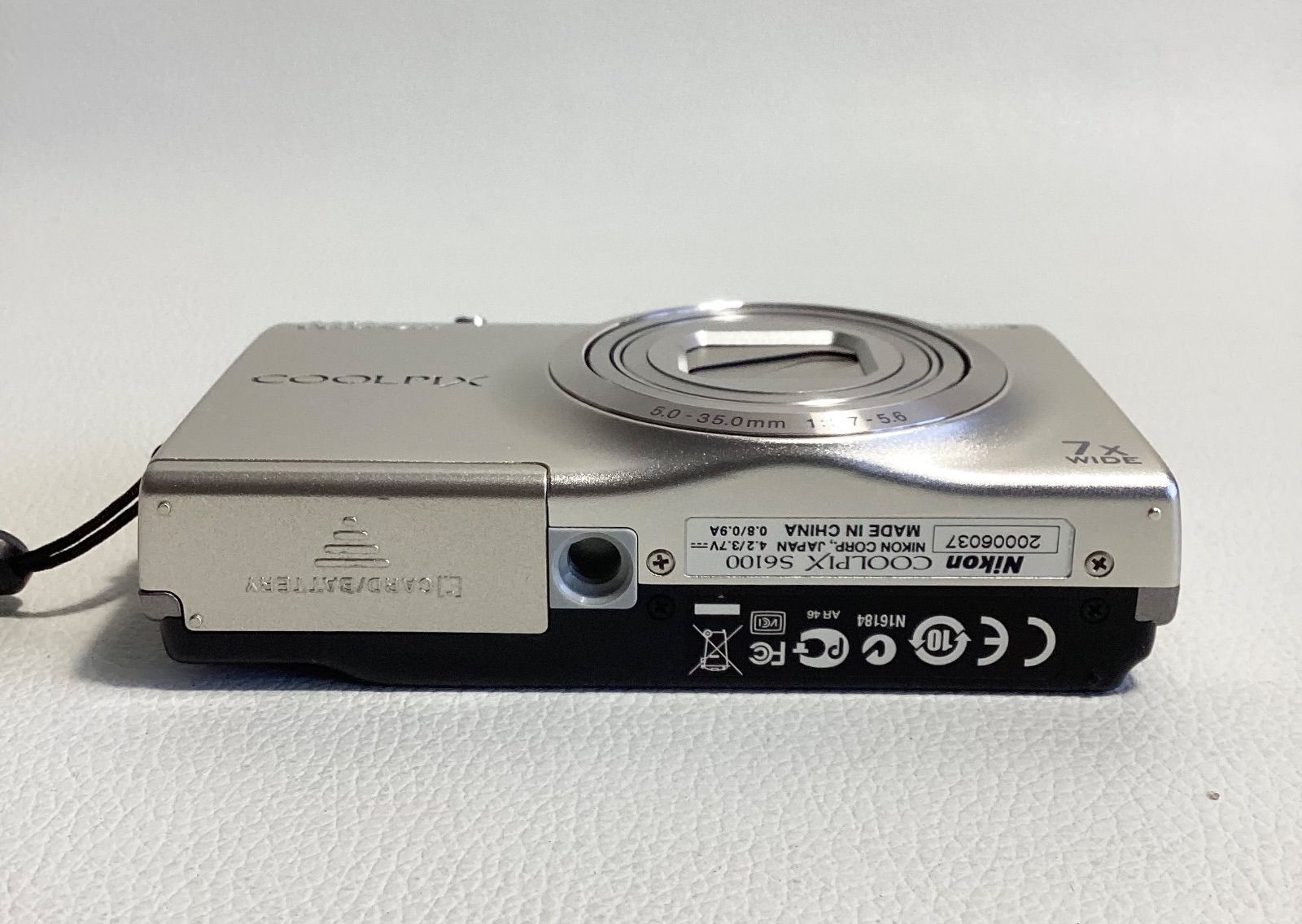 美品】NikonデジタルカメラCOOLPIX S6100 シャンパンシルバー