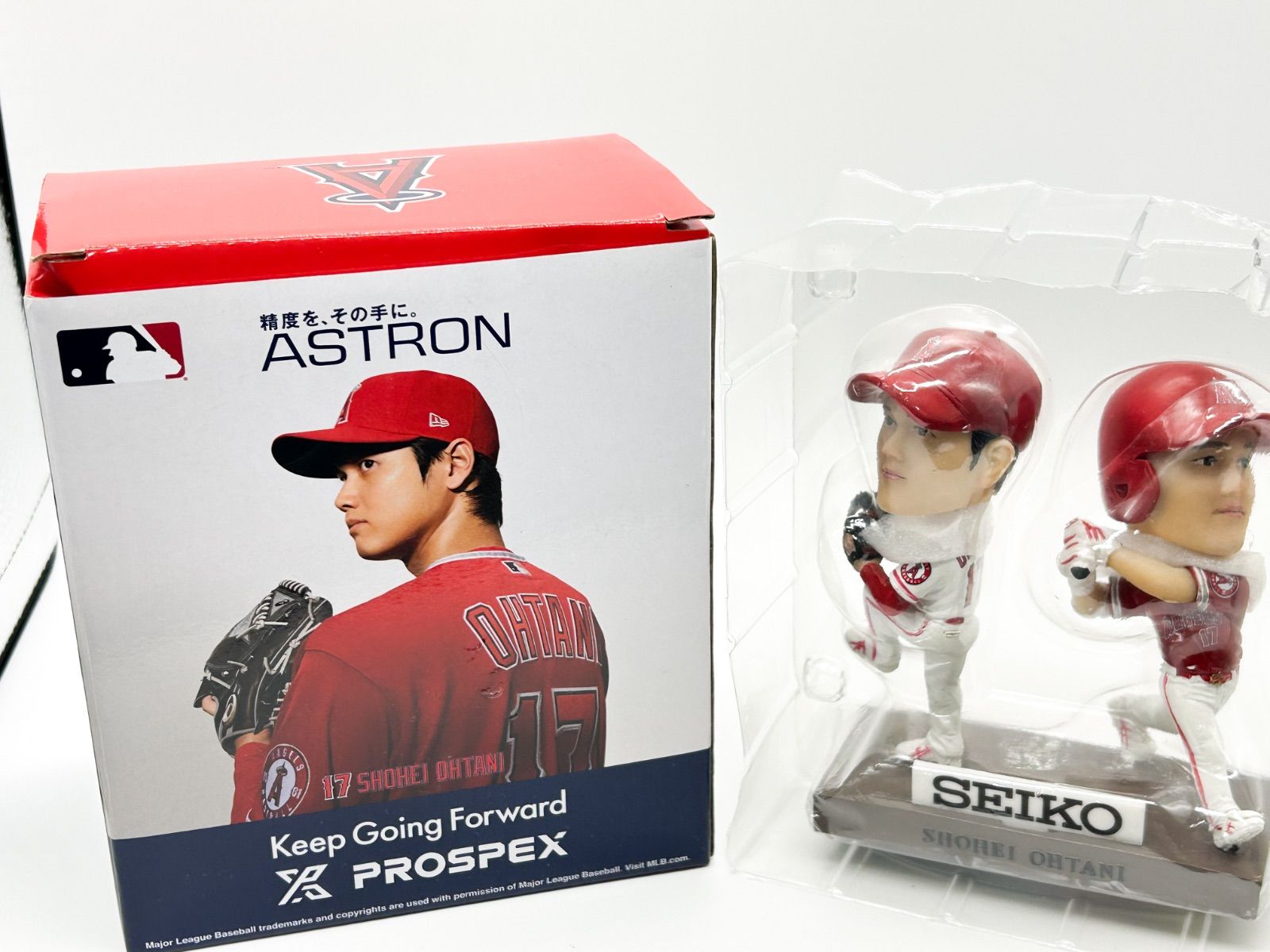 大谷翔平 回転式ボブルヘッド二刀流 世界960個限定 おまけ(バッグ