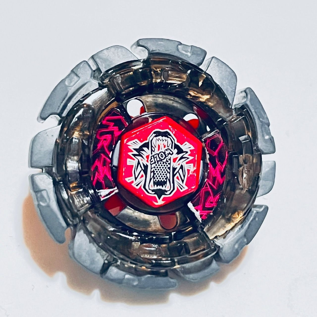 メタルファイトベイブレード ダークヴォルフ 赤 レッド ガンメタver