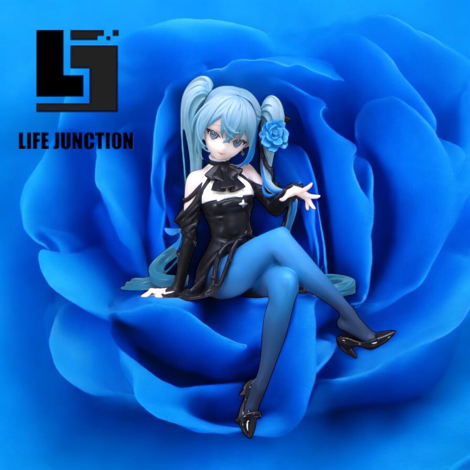 初音ミク ぬーどるストッパーフィギュアFlower Fairy-青薔薇 Amazon.co