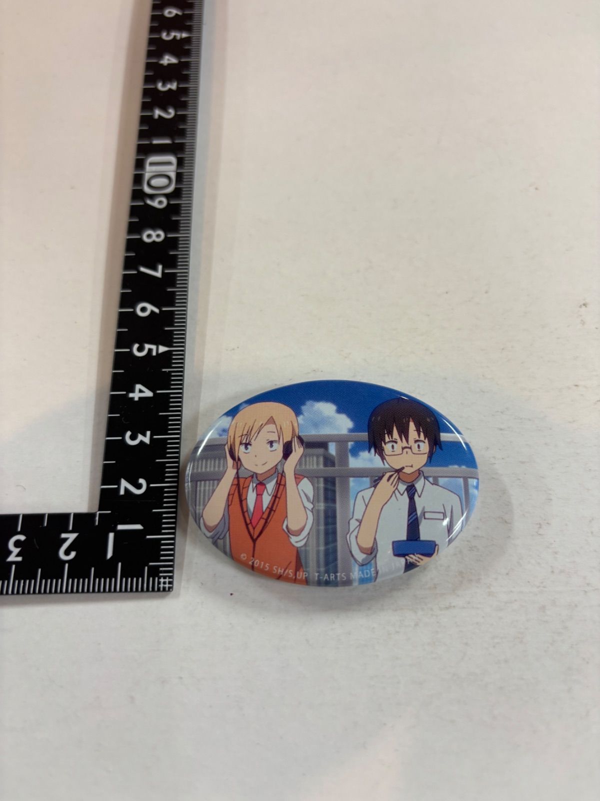 6】 干物妹!うまるちゃん 名場面だえん缶バッジ - メルカリ