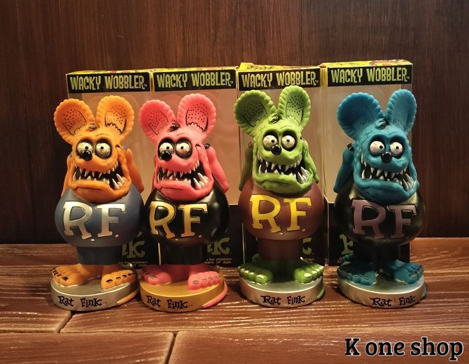 Wacky Wobbler ラットフィンクフィギュア 5体セット 8体セット【ラット