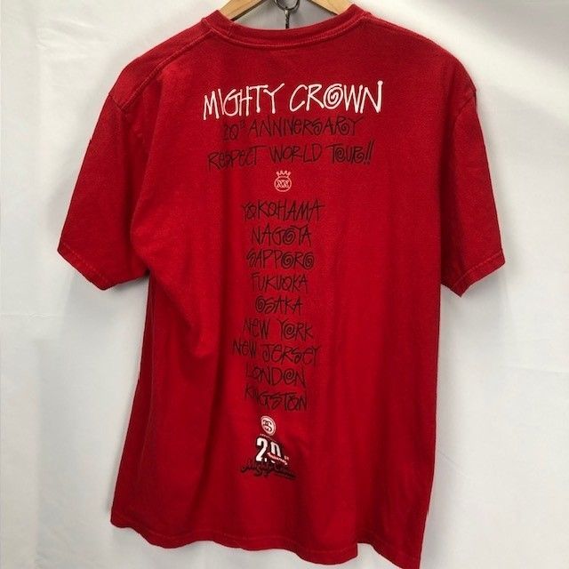 Stussy MIGHTY CROWN 20周年 サウンドシステム プリントTシャツ サイズ