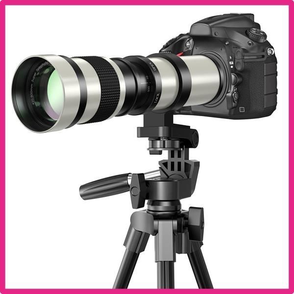 For キヤノン(Canon) EF DSLR用 Lightdow 望遠ズームレンズ 420-800mm