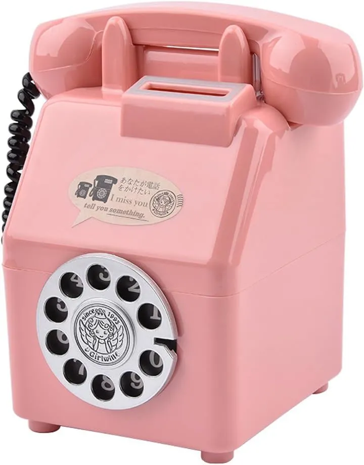 公衆電話 プッシュ式 675PN-VB 日本電信電話株式会社 当時物 ピンク