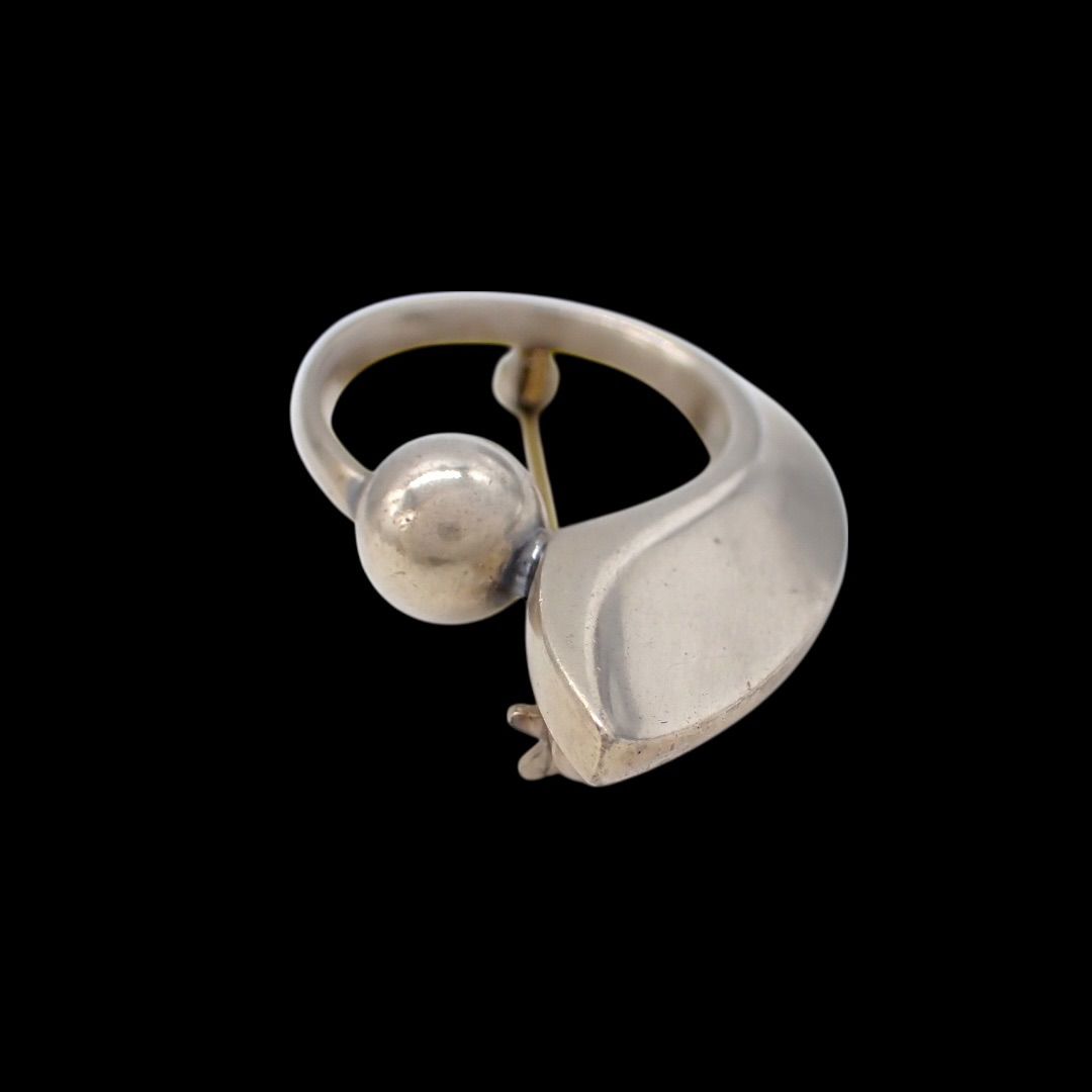 ジョージジェンセン Georg Jensen HaH ハンスハンセン ブローチ 2024