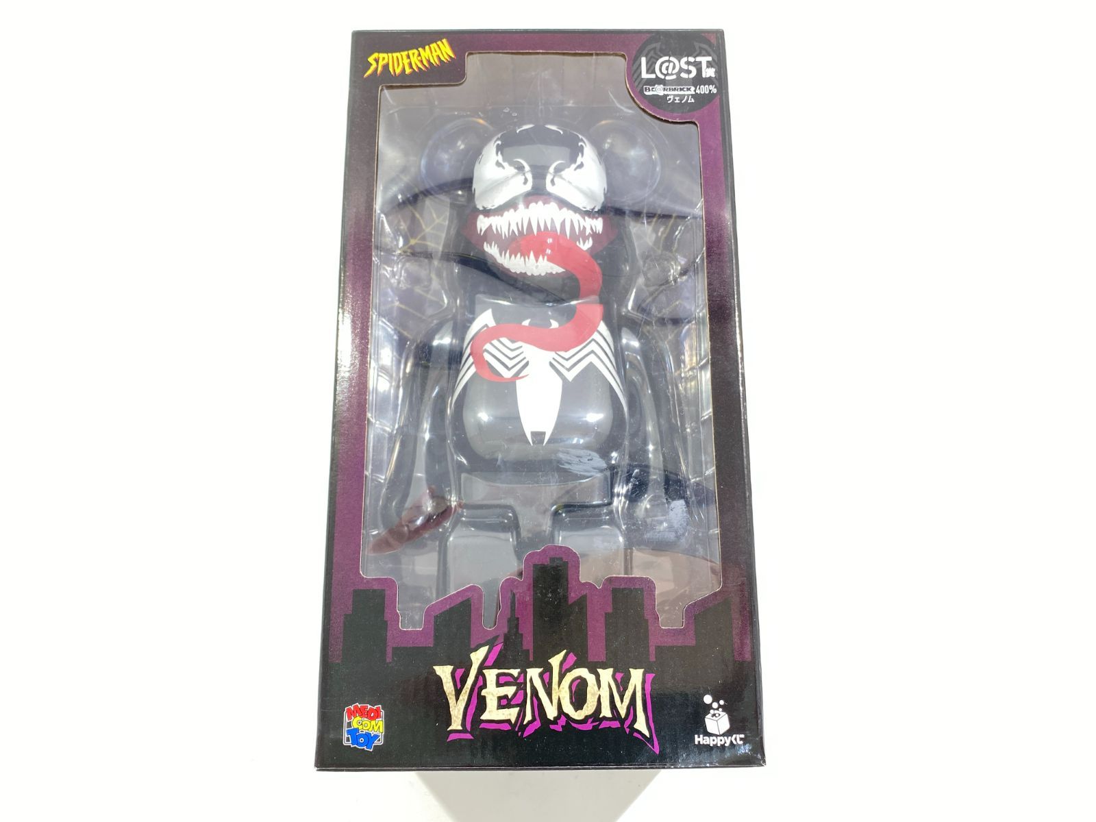 七重浜81-7-010405】Happyくじ BE＠RBRICK 400% L@ST賞 VENOM ベア