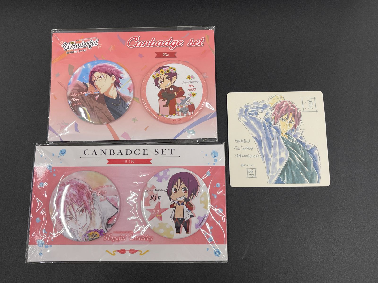 Free! 缶バッジ 松岡凛 まとめ売り 10点set② Free! 松岡凛 缶バッジ TYM